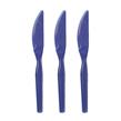 Cubierto plástico. Cuchillo violeta 10u